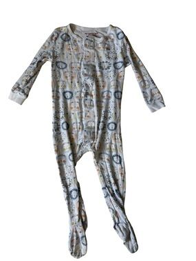 Magnetic Me White Footed One-Piece Lion print